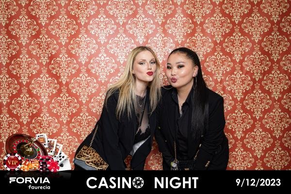 Fotobudka Forvia casino night 2023