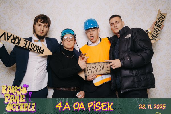 Fotobudka 4.A OA Písek 2025